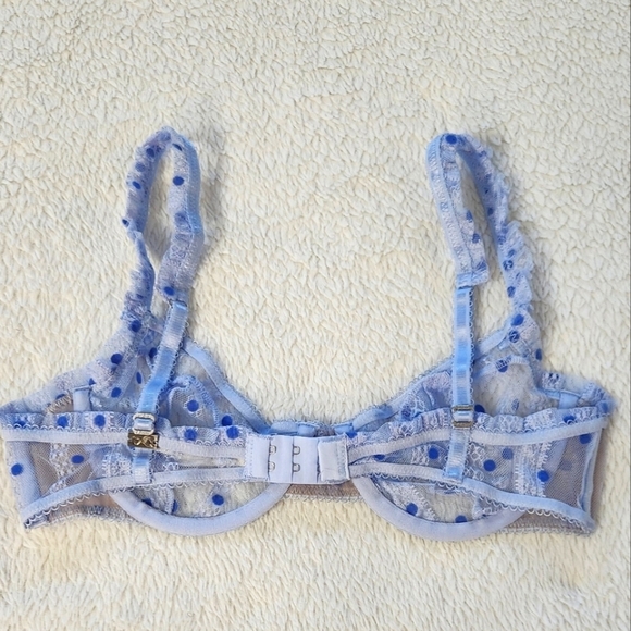 New!For Love and Lemons Harper Raffle Polka Dot Bra - Picture 8 of 11